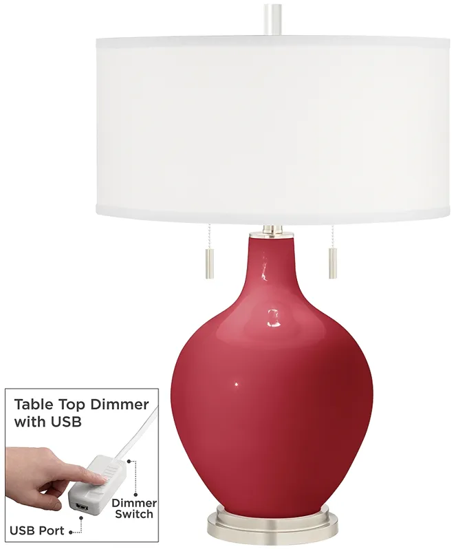 Samba Toby Table Lamp with Dimmer