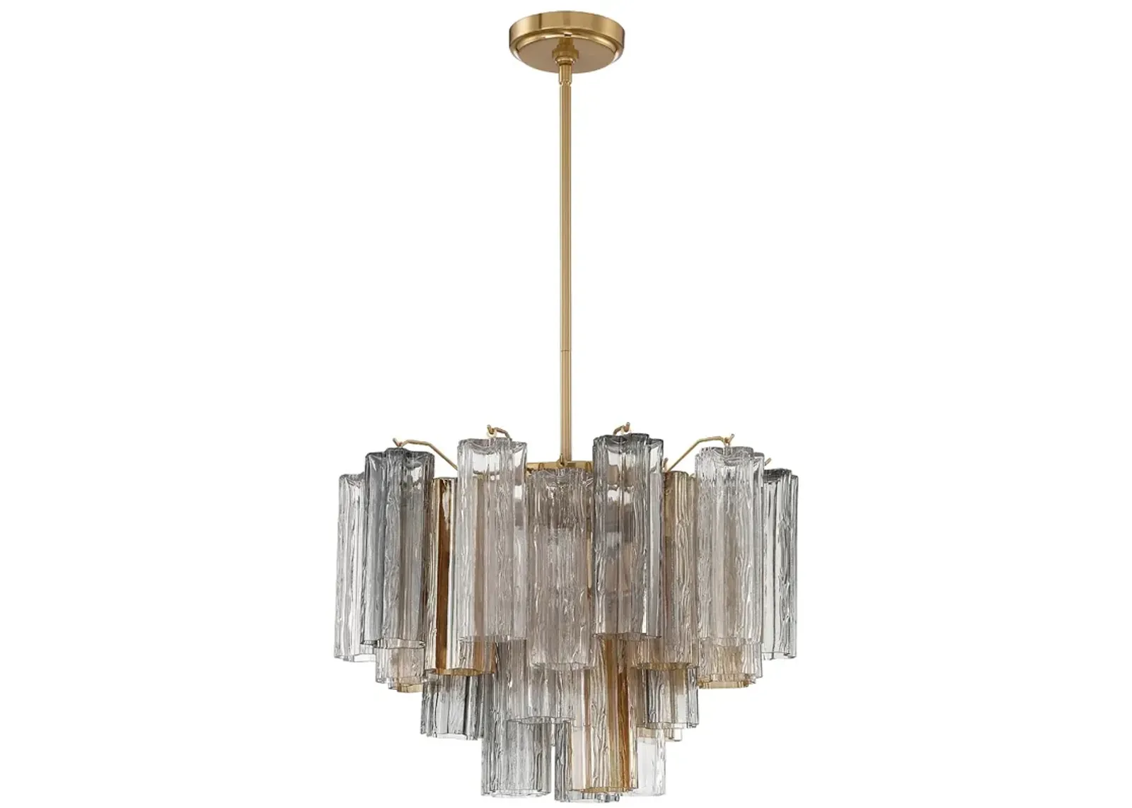 Addis 6 Light Aged Brass Chandelier