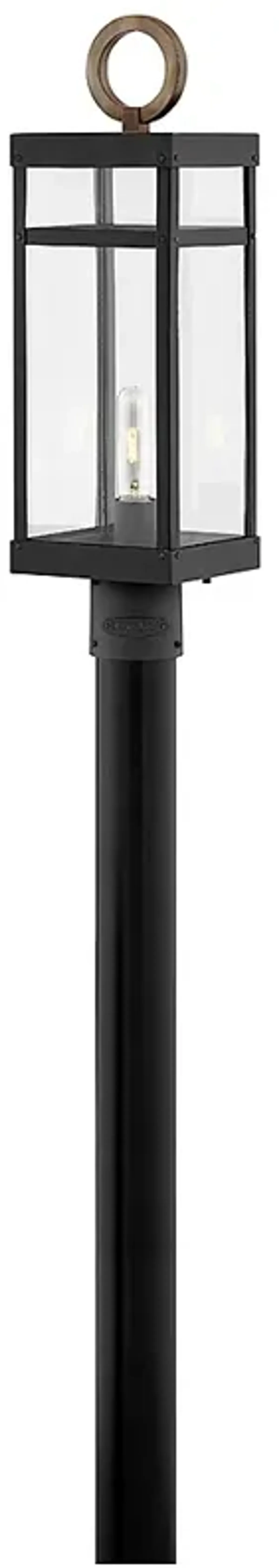 Hinkley Porter 22 3/4" High Black LED Outdoor Post Light