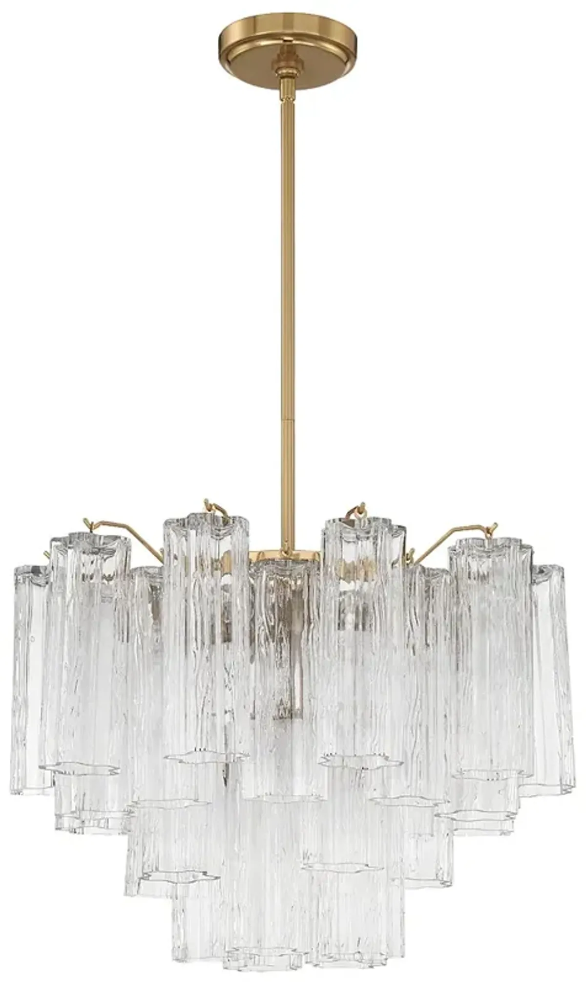 Crystorama Addis 19 3/4" Wide Aged Brass 6-Light Chandelier