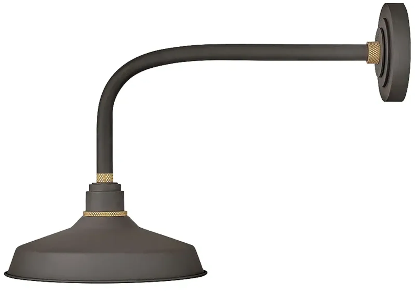 Foundry Classic 16"H Museum Bronze Outdoor Barn Wall Light