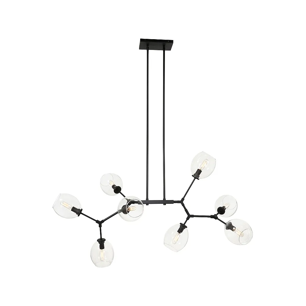 George Kovacs Nexpo 8-Light Coal Finish Chandelier