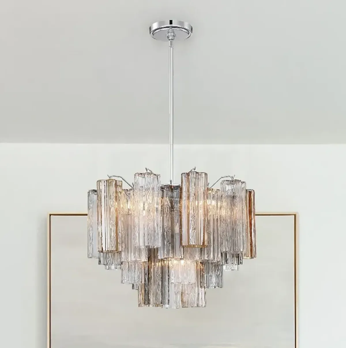 Addis 6 Light Polished Chrome Chandelier