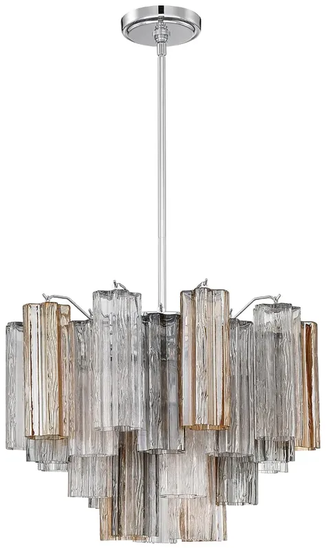 Addis 6 Light Polished Chrome Chandelier