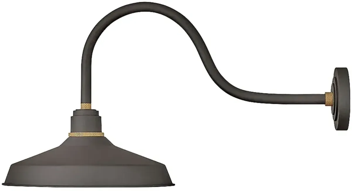 Foundry Classic 17 1/4" High Bronze Outdoor Barn Wall Light