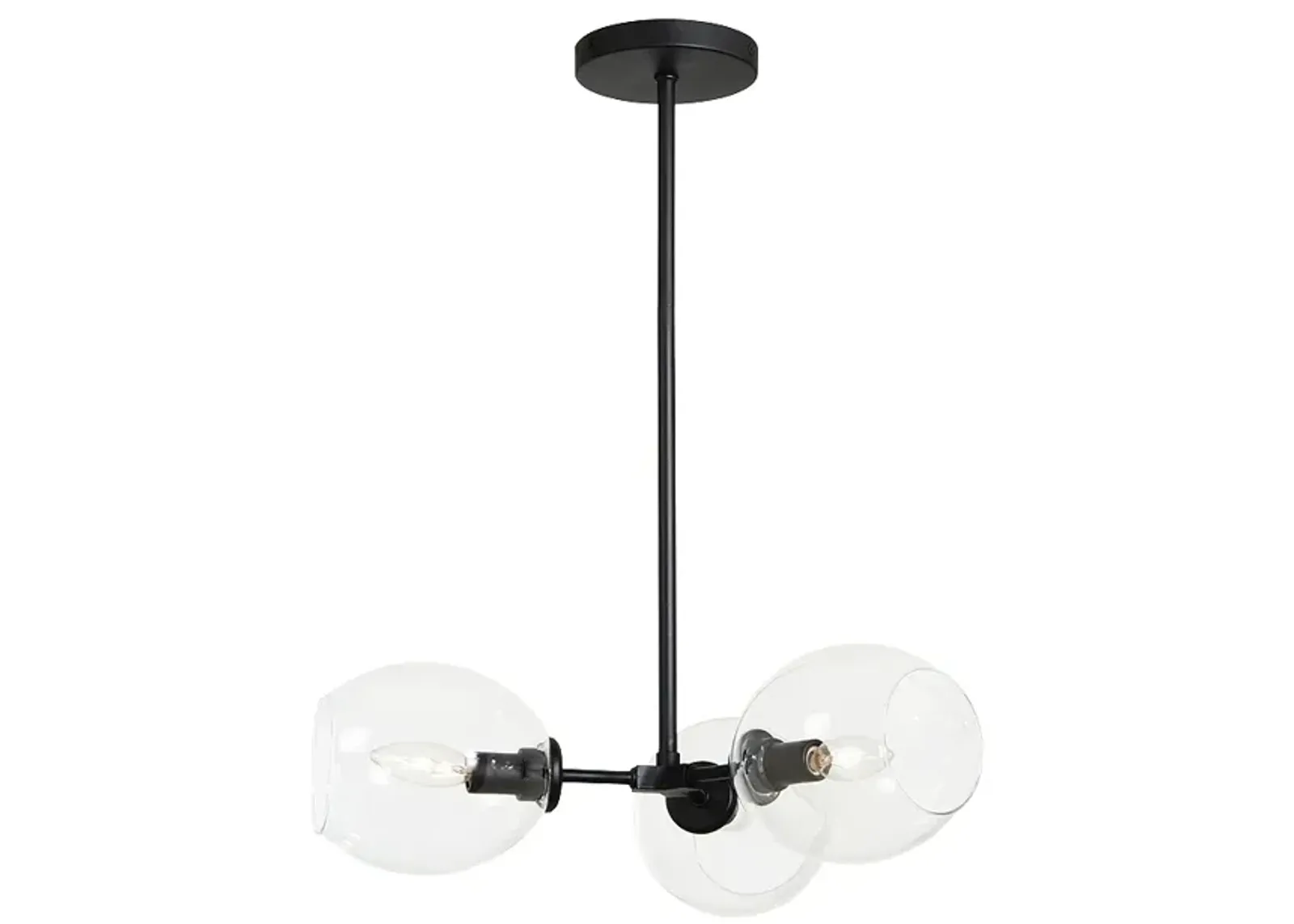 George Kovacs Nexpo 3-Light Coal Finish Semi Flush