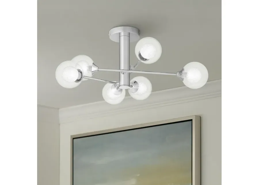 Quoizel Spellbound 25 1/2" 6-Light Sputnik Ceiling Light