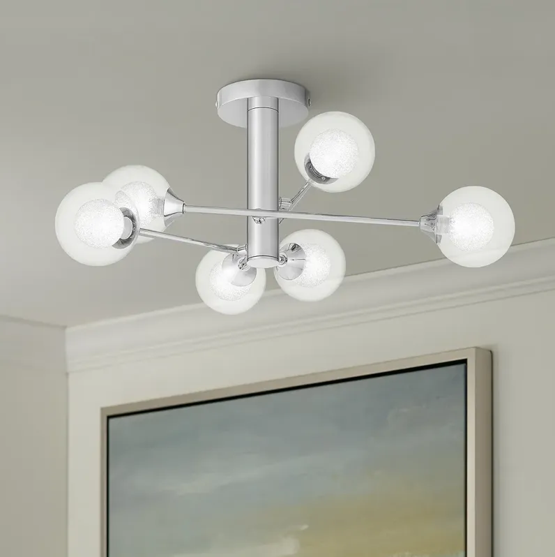 Quoizel Spellbound 25 1/2" 6-Light Sputnik Ceiling Light