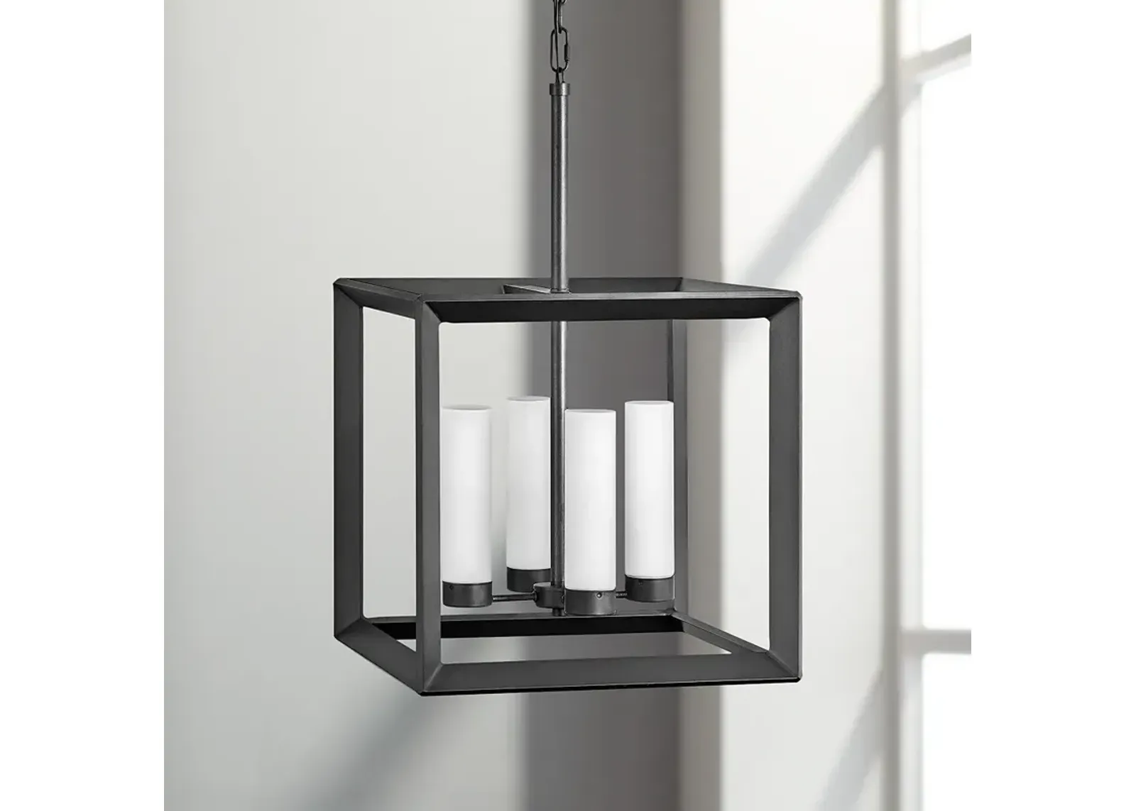 Rhodes 18 1/4" Wide Graphite 4-Light Outdoor Foyer Pendant