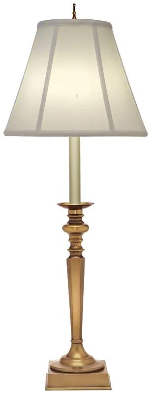 Stiffel Clayborne 31" High Antique Brass Traditional Buffet Table Lamp