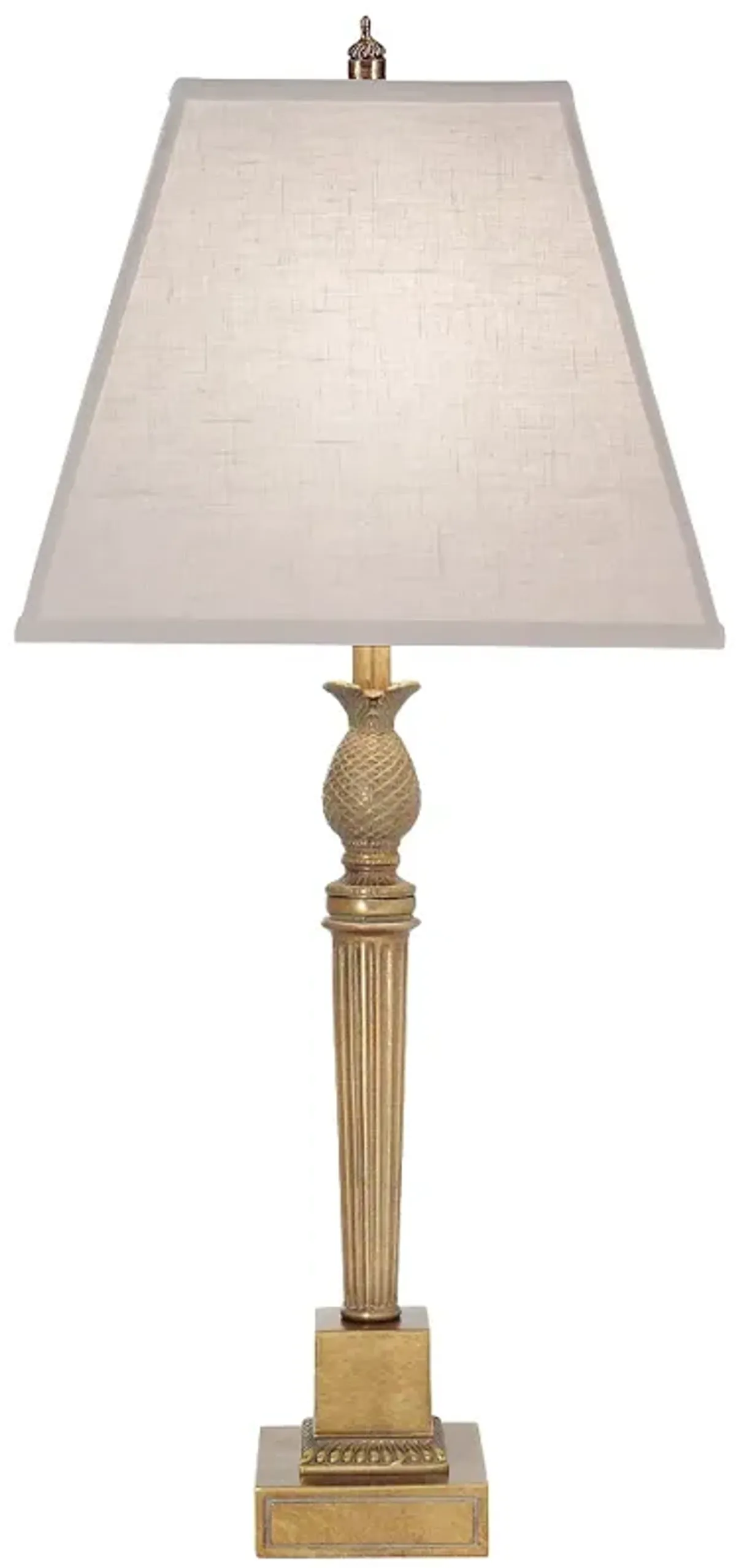 Stiffel Savannah 33" Polished Honey Brass Metal Table Lamp