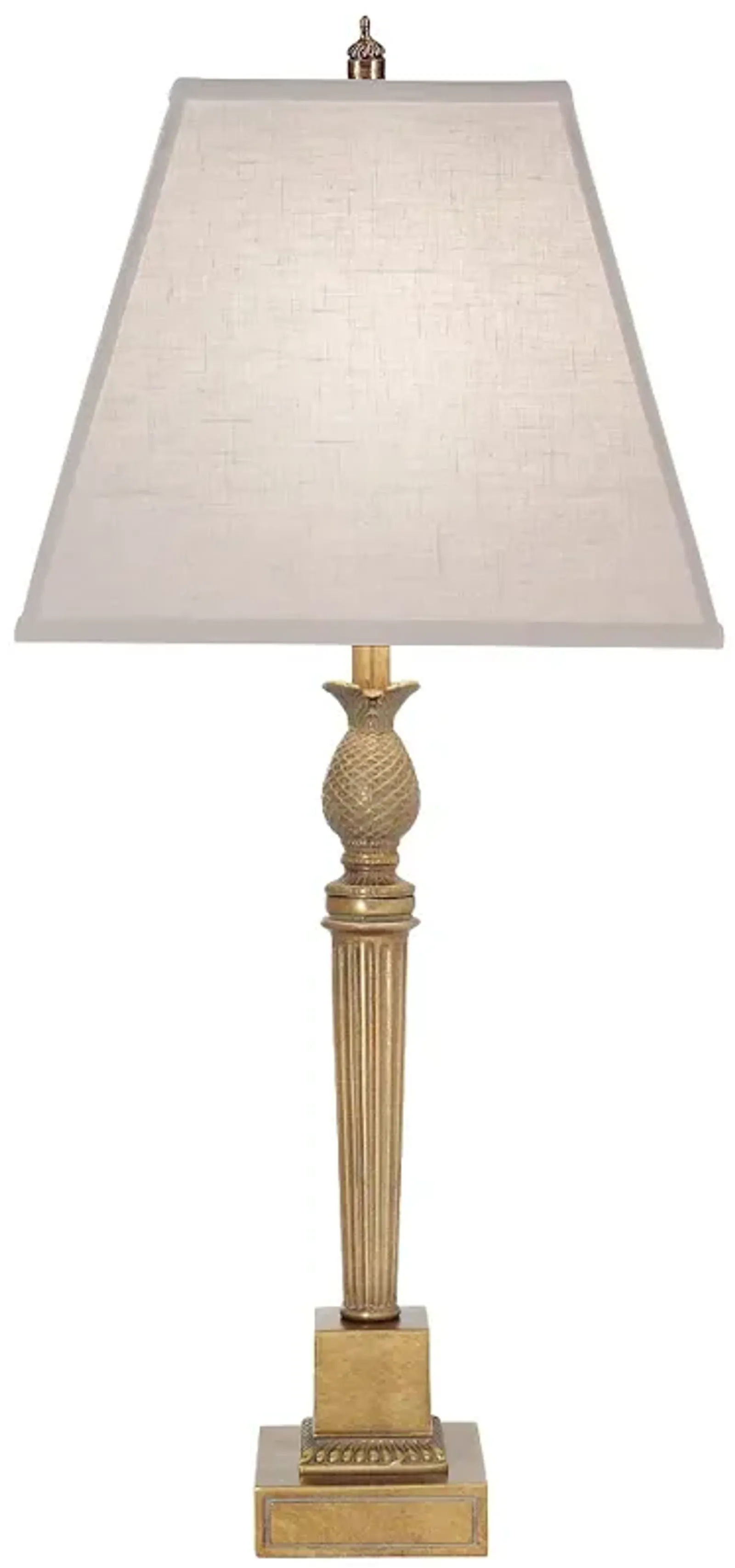 Stiffel Savannah 33" Polished Honey Brass Metal Table Lamp