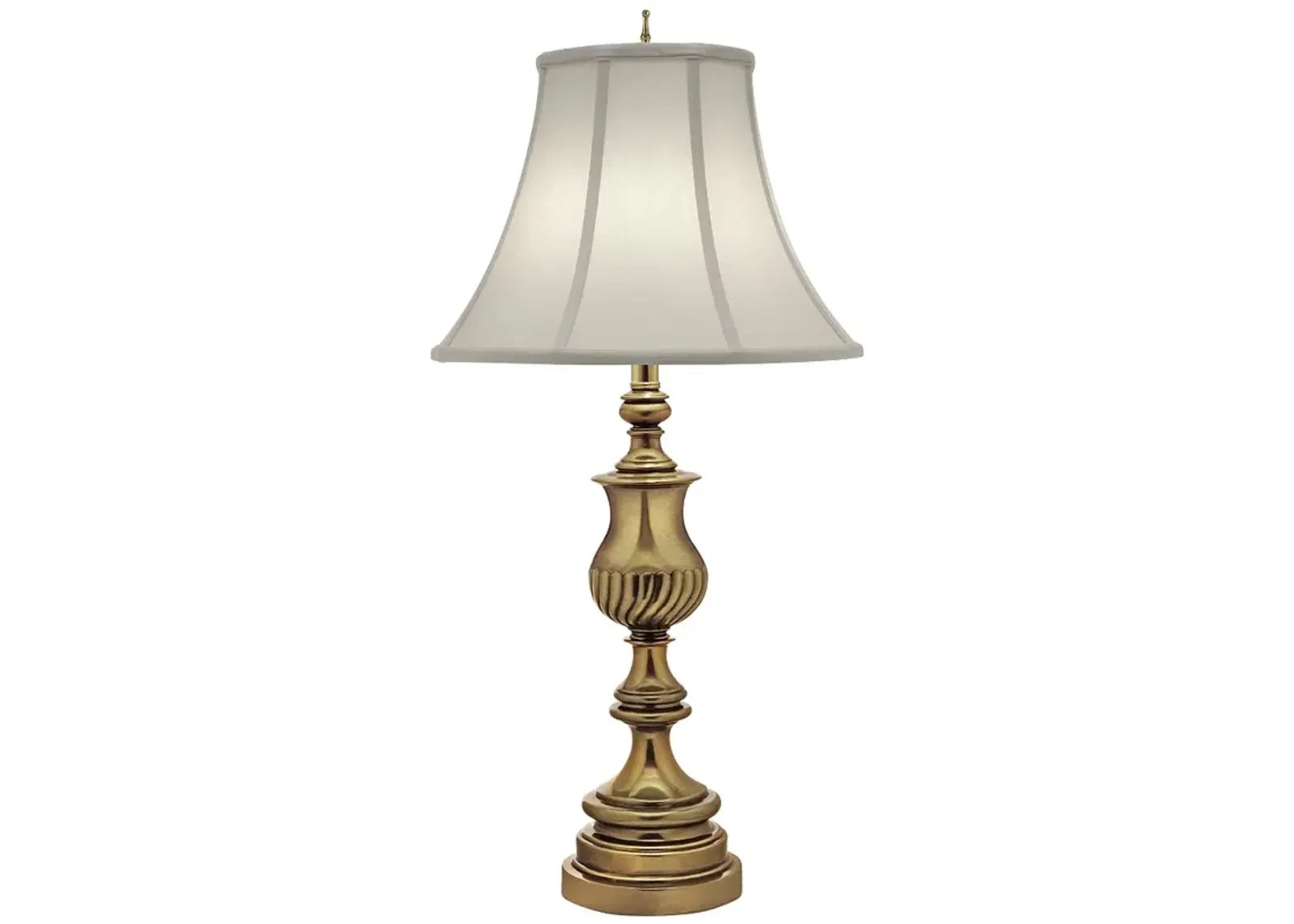 Stiffel Emory 33" Metal Traditional Burnished Brass Table Lamp