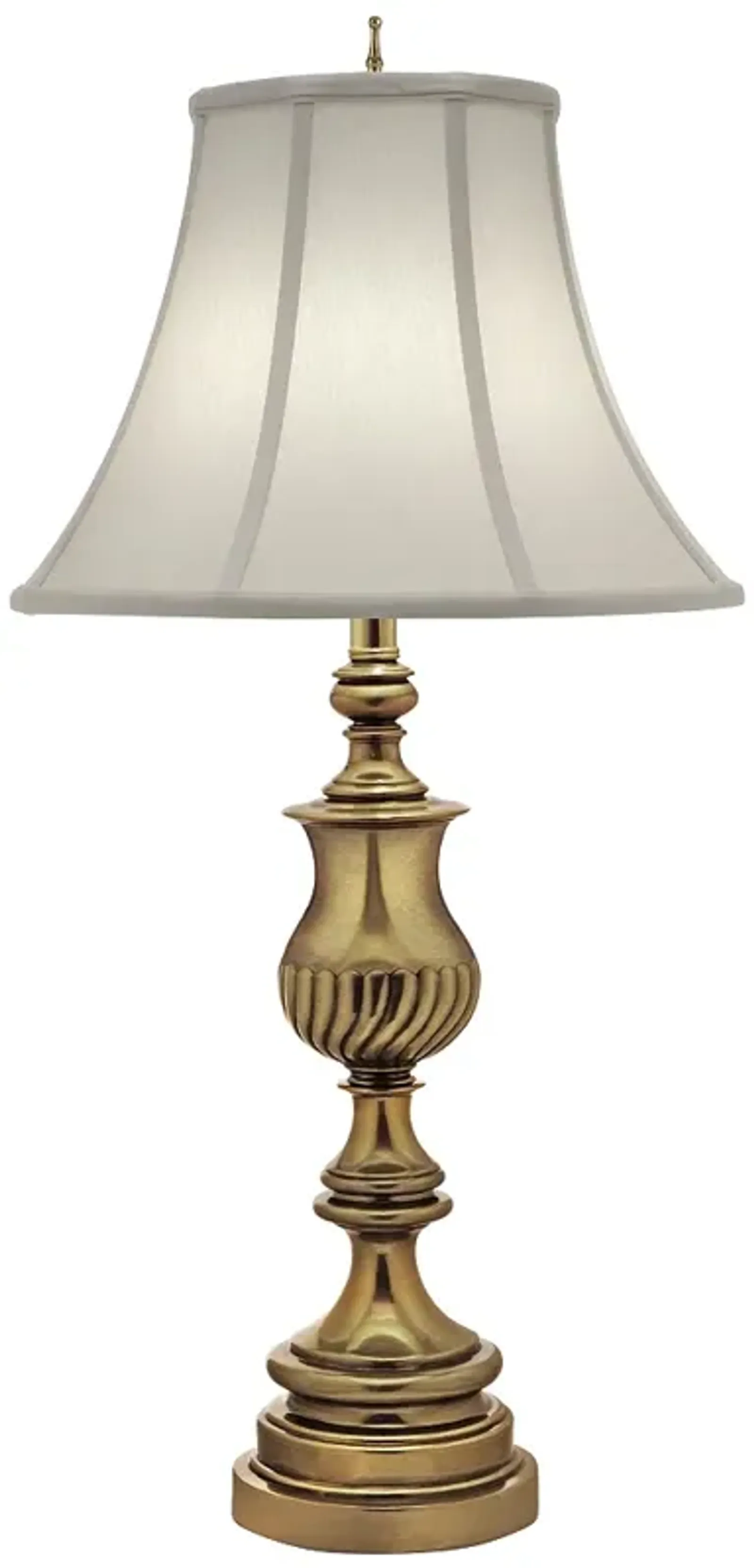 Stiffel Emory 33" Metal Traditional Burnished Brass Table Lamp