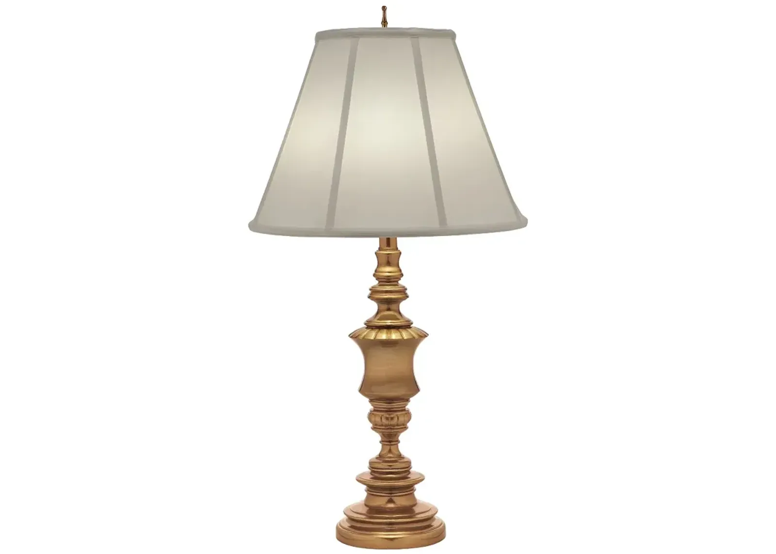 Stiffel Youngston 32" Traditional Umbered Brass Metal Table Lamp