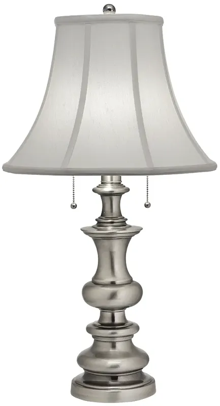 Stiffel Hamlin 29" Classic Metal Traditional Antique Nickel Table Lamp