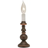 Stiffel Sara 7"H Oxidized Bronze Candle Accent Table Lamp