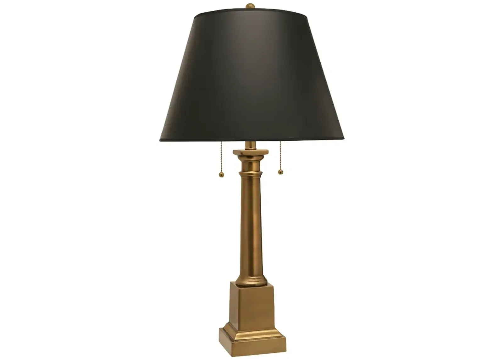 Stiffel Templeton 31" Traditional Black and Antique Brass Table Lamp