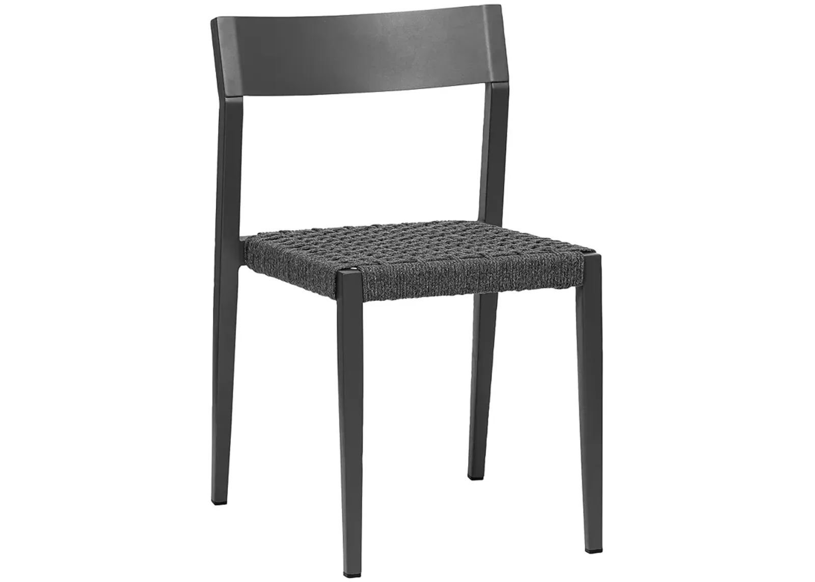 Ronan Gray Metal Outdoor Side Chair