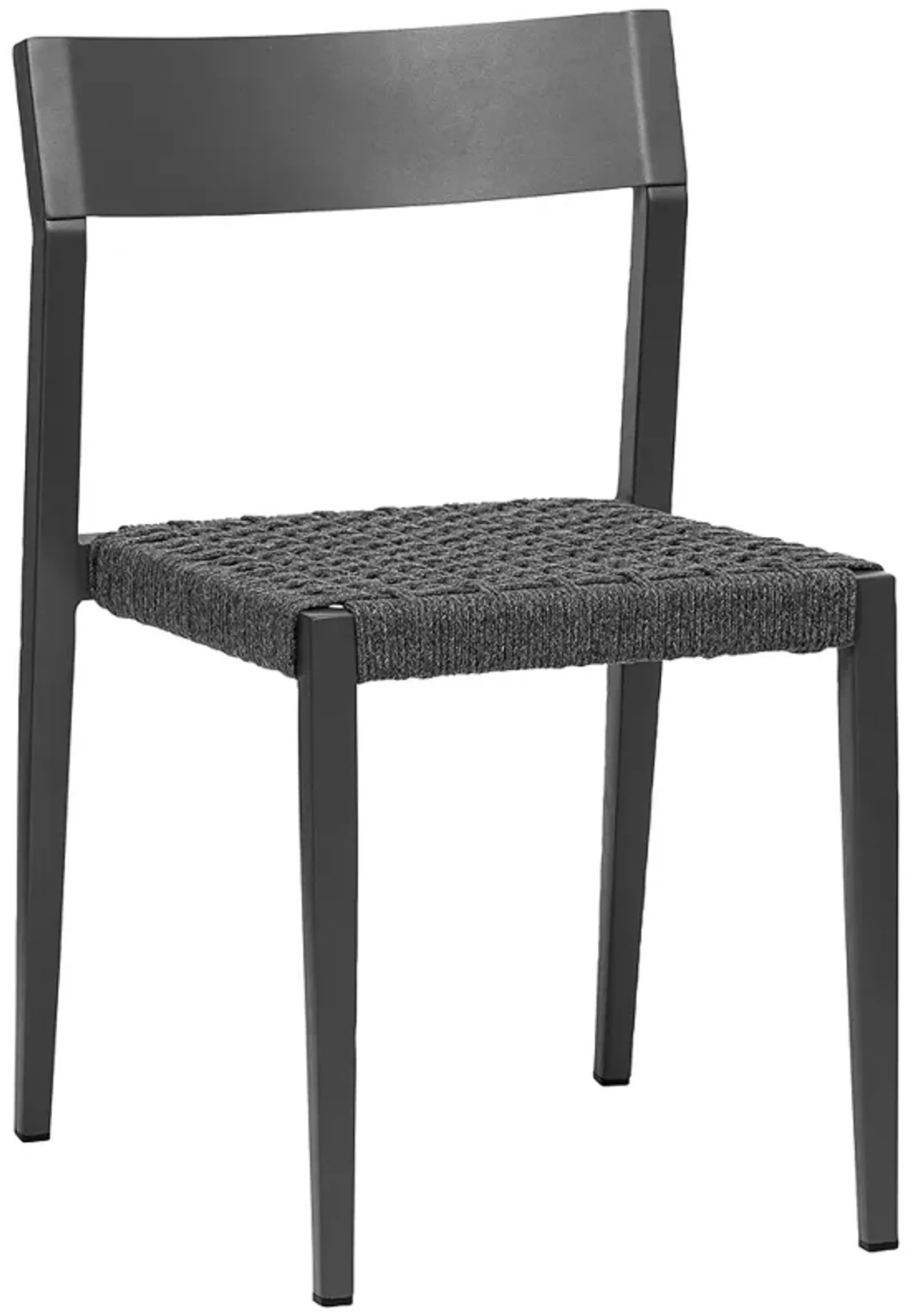 Ronan Gray Metal Outdoor Side Chair