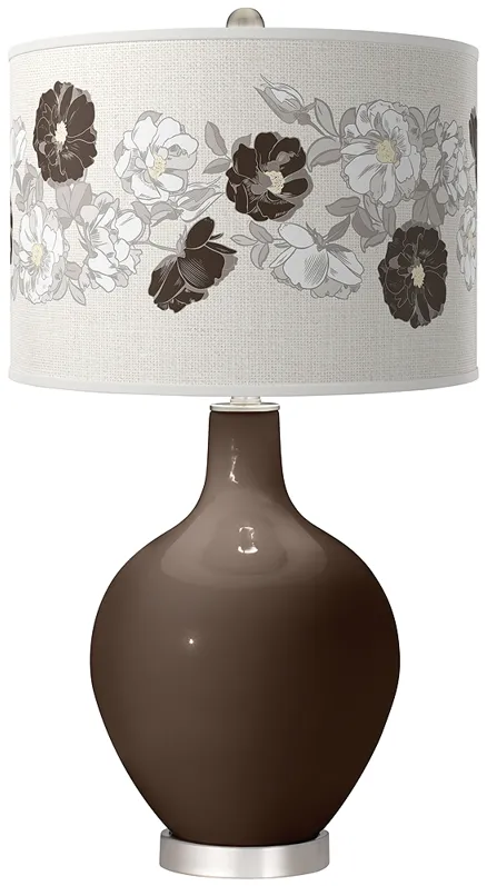 Carafe Rose Bouquet Ovo Table Lamp