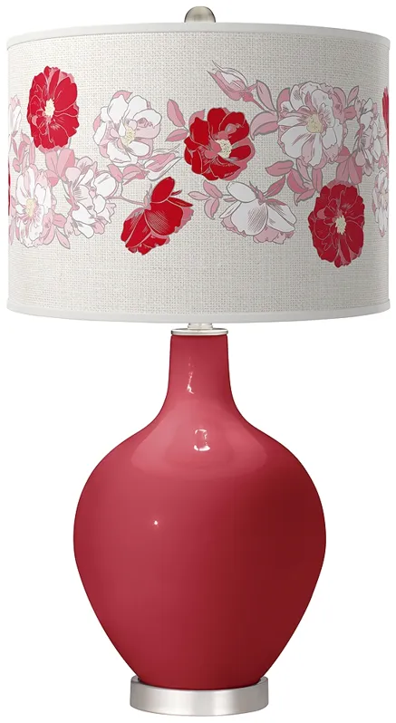 Samba Rose Bouquet Ovo Table Lamp