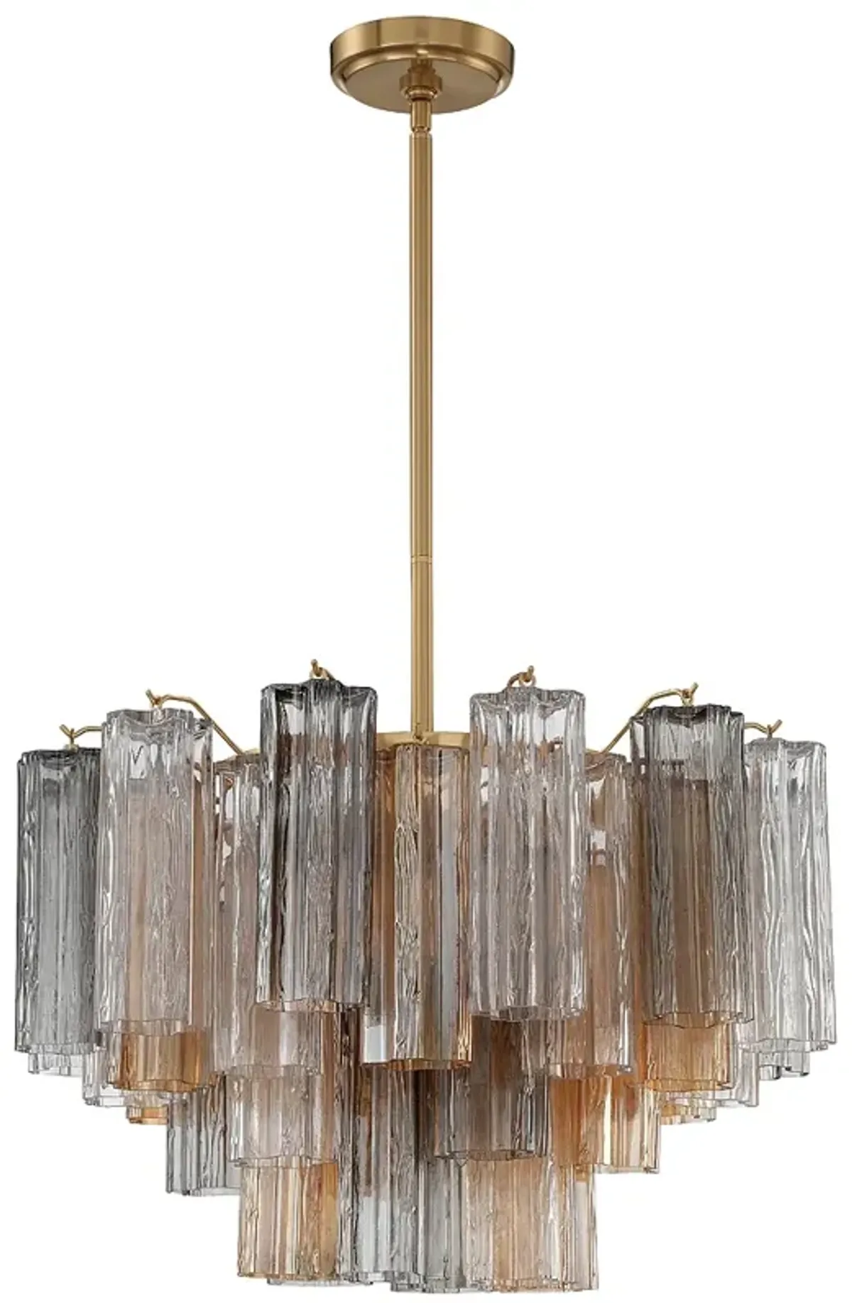 Addis 9 Light Aged Brass Chandelier