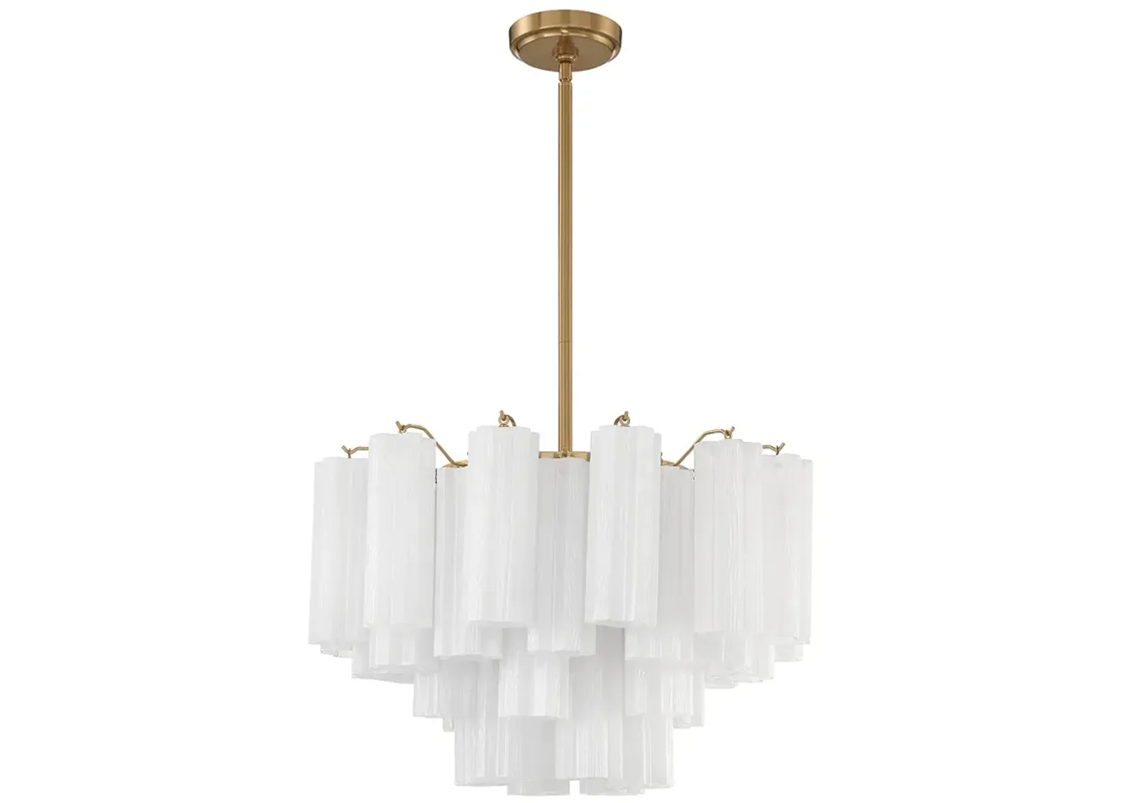 Addis 9 Light Aged Brass Chandelier