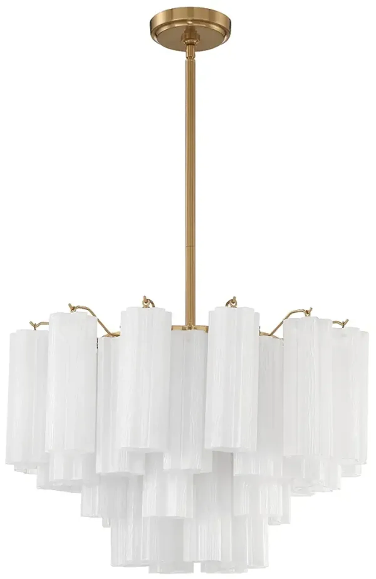 Addis 9 Light Aged Brass Chandelier