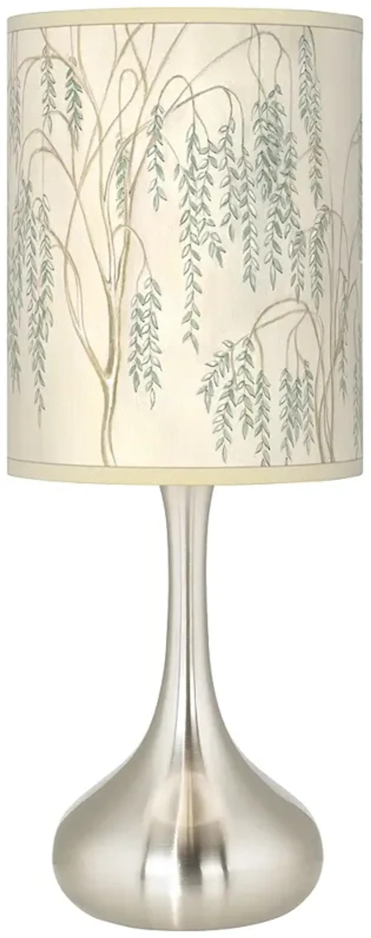 Weeping Willow Giclee Modern Droplet Table Lamp