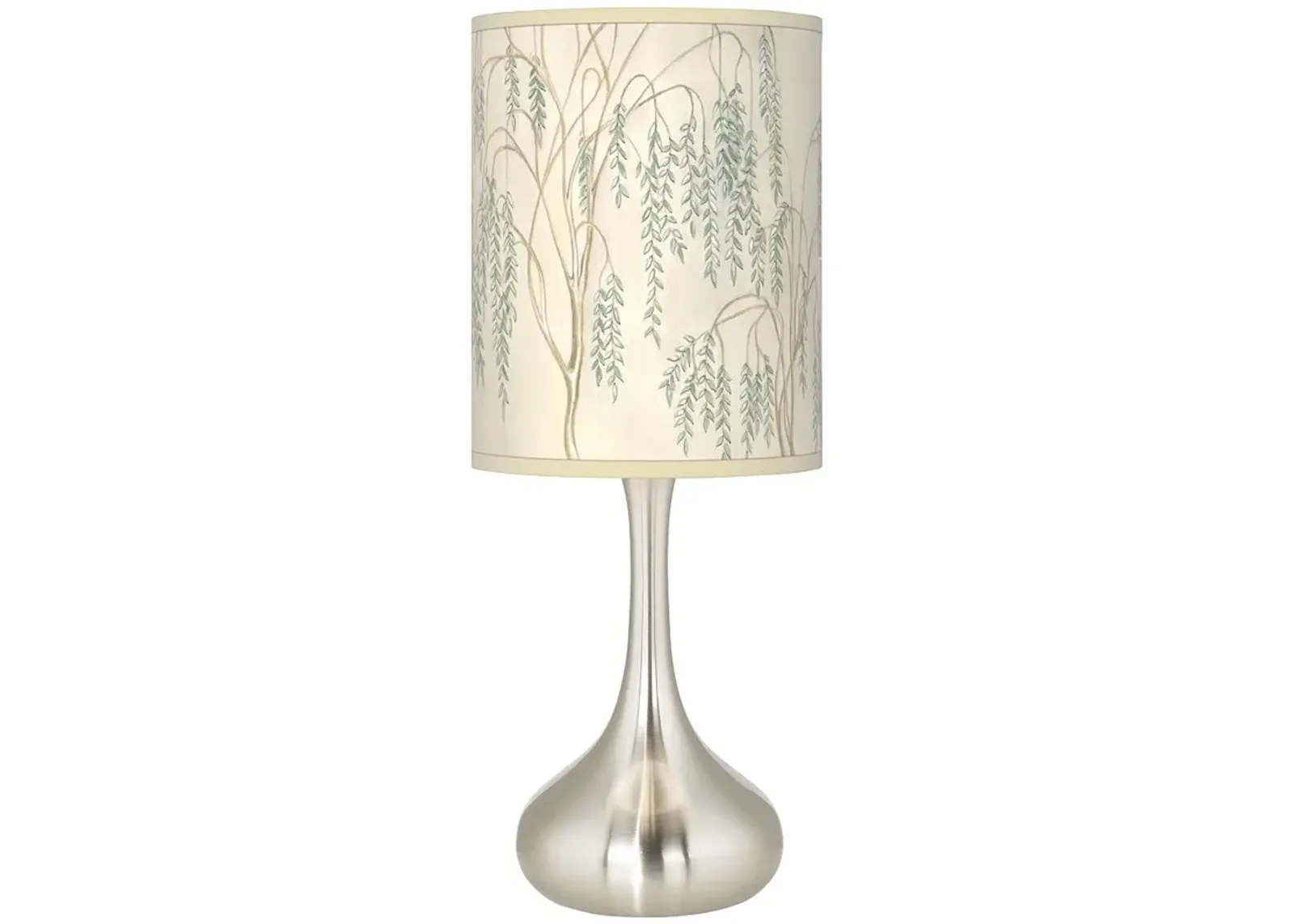 Weeping Willow Giclee Modern Droplet Table Lamp