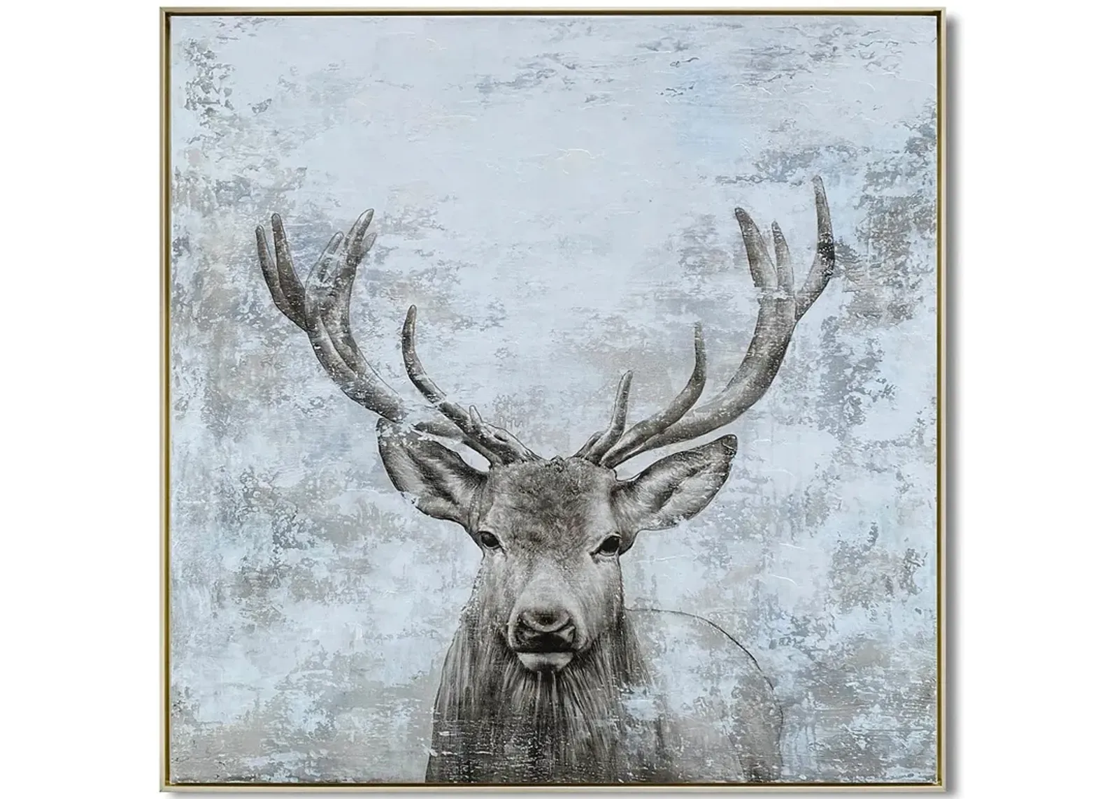 Crestview Collection "Buck" Framed Canvas