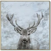 Crestview Collection "Buck" Framed Canvas