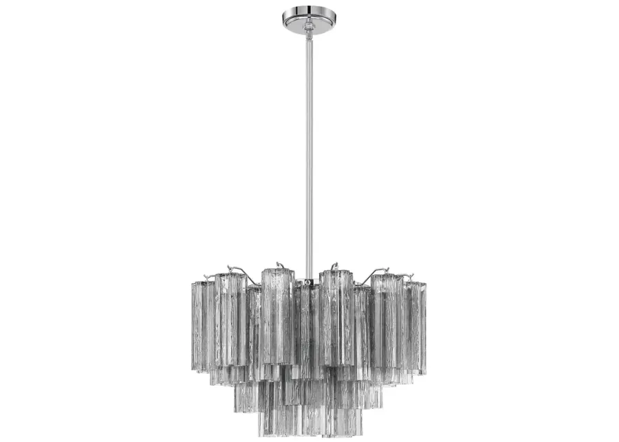 Addis 9 Light Polished Chrome Chandelier