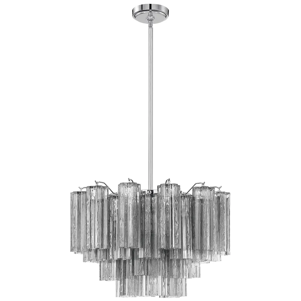 Addis 9 Light Polished Chrome Chandelier