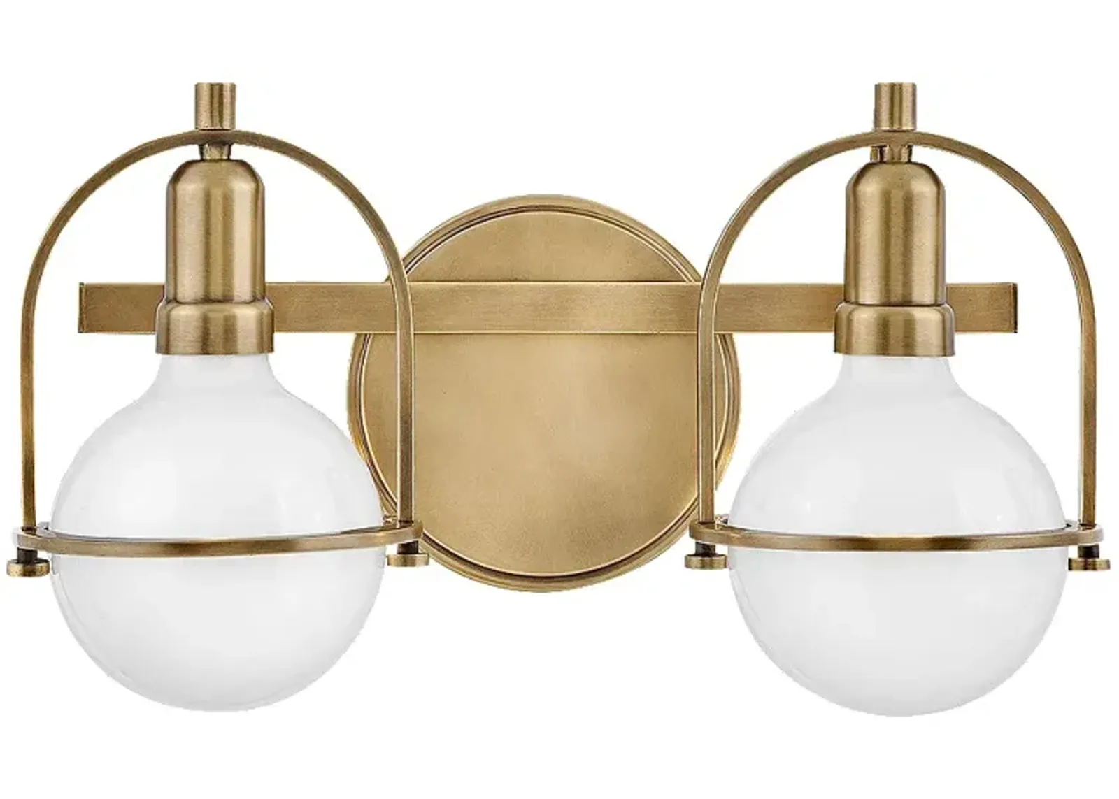 Hinkley Somerset 16" Wide Heritage Brass 2-Light Bath Light