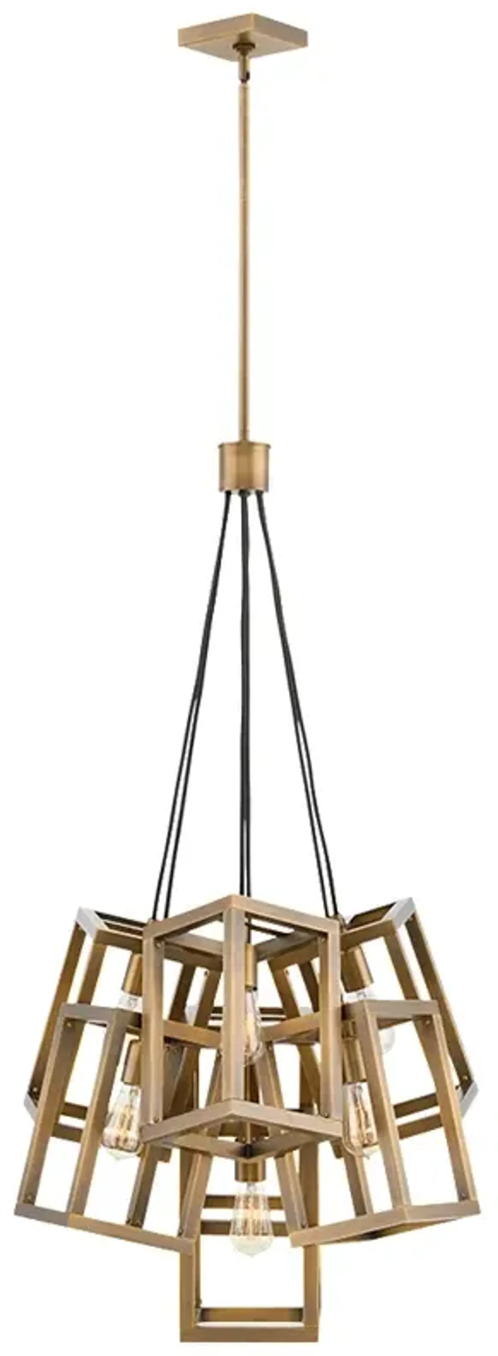 Chandelier Ensemble-Large Single Tier-Brushed Bronze