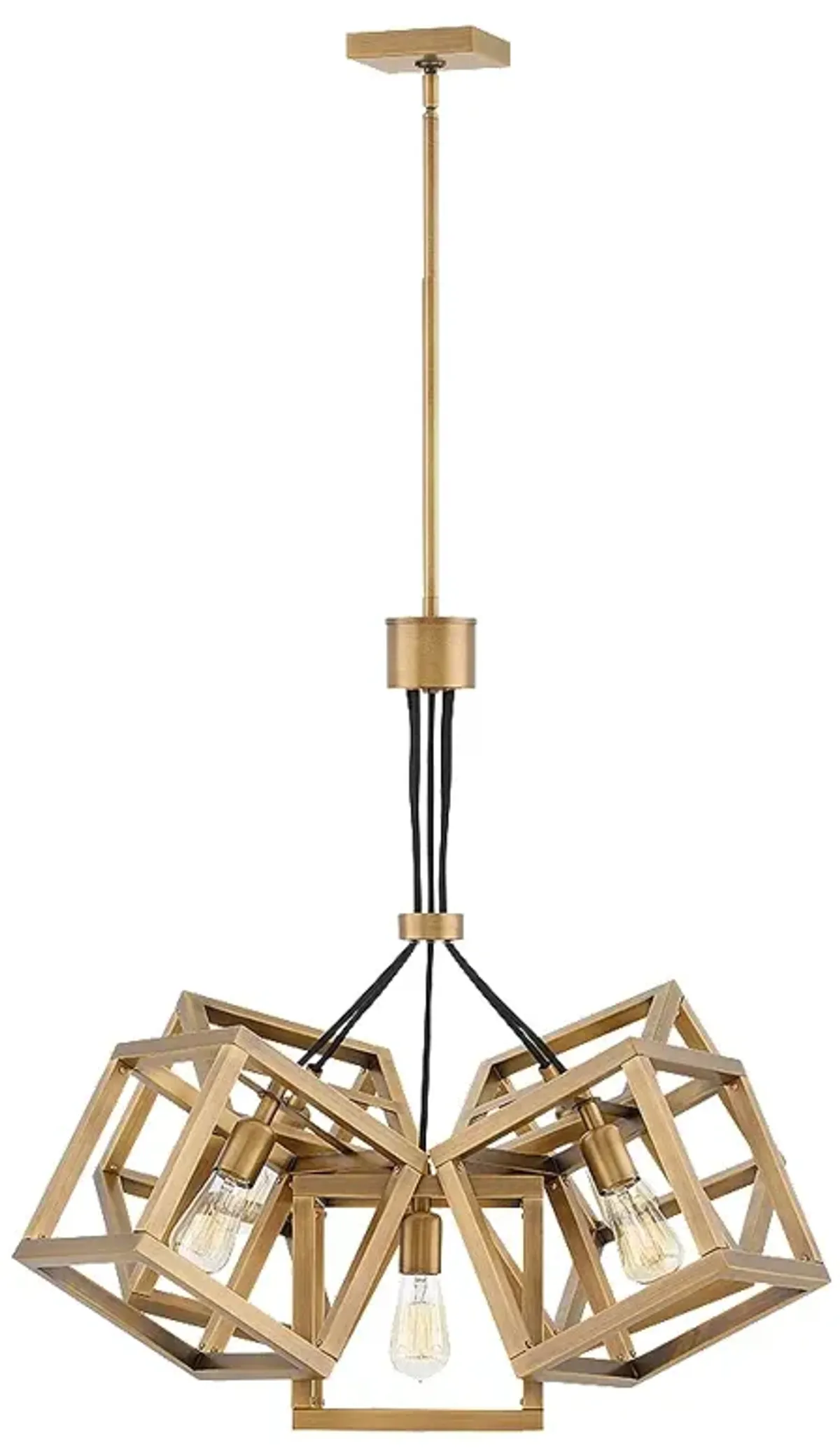 Chandelier Ensemble-Small Single Tier-Brushed Bronze