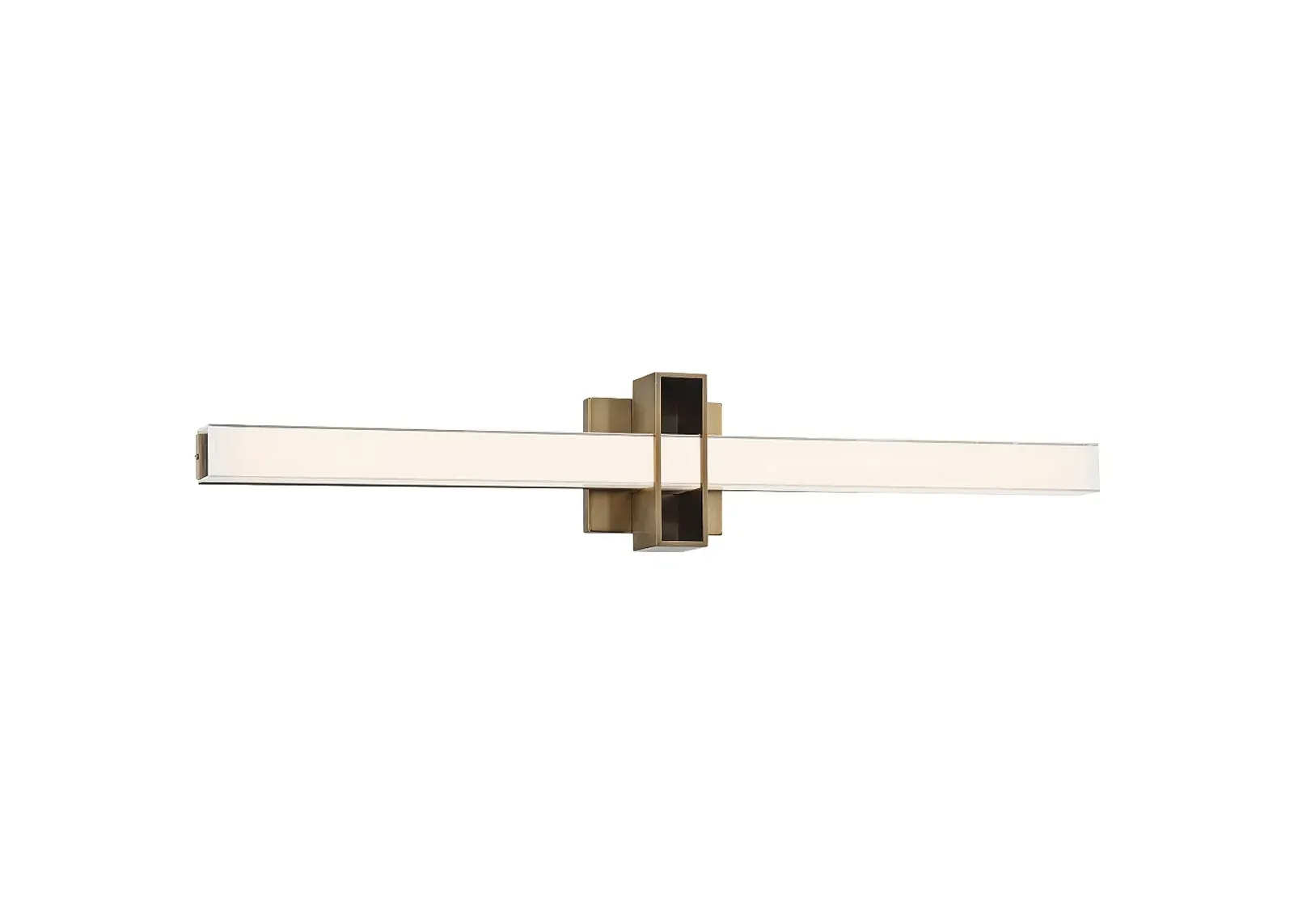 George Kovacs Major 32" Wide Aged Brass LED Bath Light