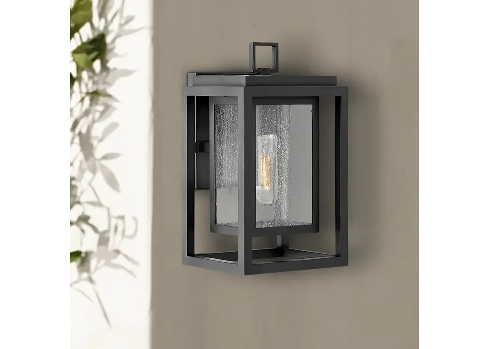 Hinkley Republic 12" High Black Outdoor Wall Light