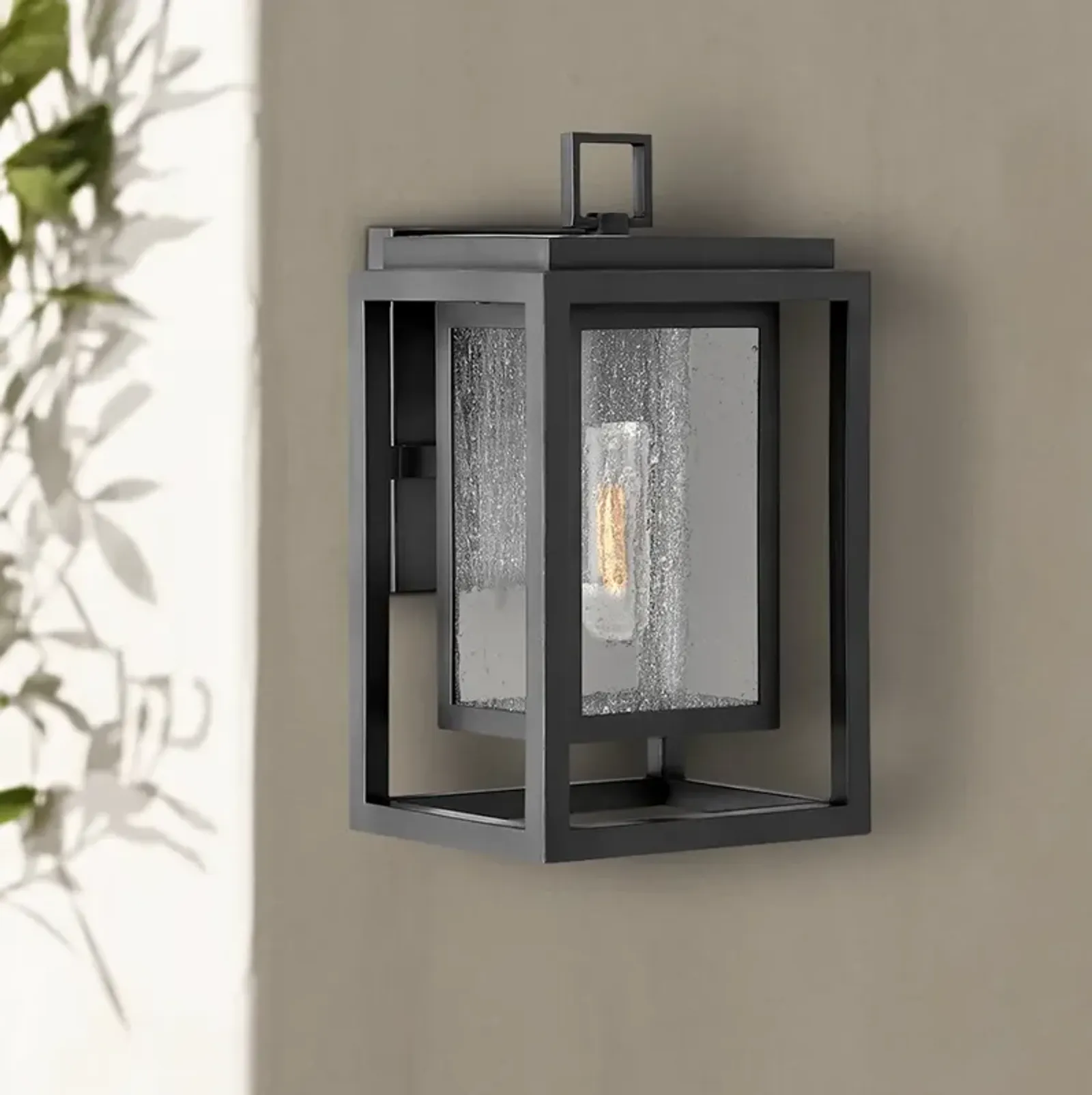 Hinkley Republic 12" High Black Outdoor Wall Light