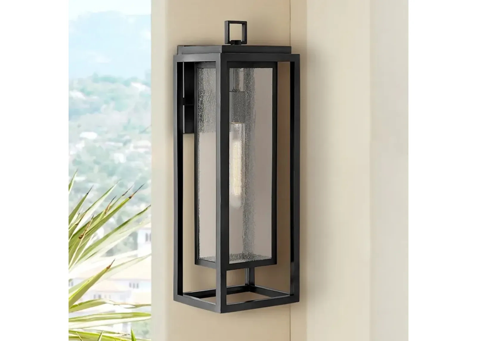 Hinkley Republic 20" High Black Rectangular Outdoor Wall Light