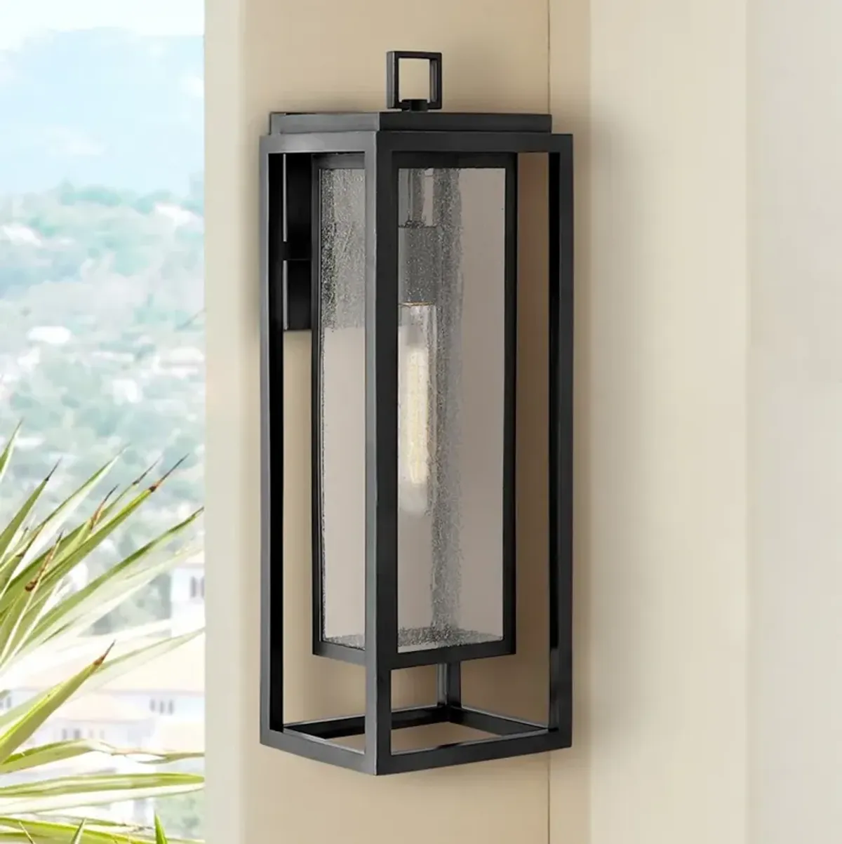 Hinkley Republic 20" High Black Rectangular Outdoor Wall Light