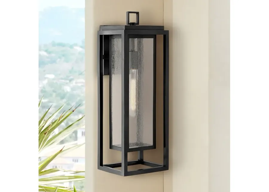 Hinkley Republic 20" High Black Rectangular Outdoor Wall Light