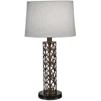 Stiffel Cathedral Laser Cut Oil-Rubbed Bronze Table Lamp