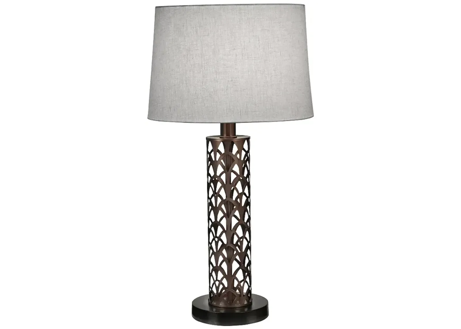 Stiffel Cathedral 29" High Laser Cut Oil-Rubbed Bronze Table Lamp