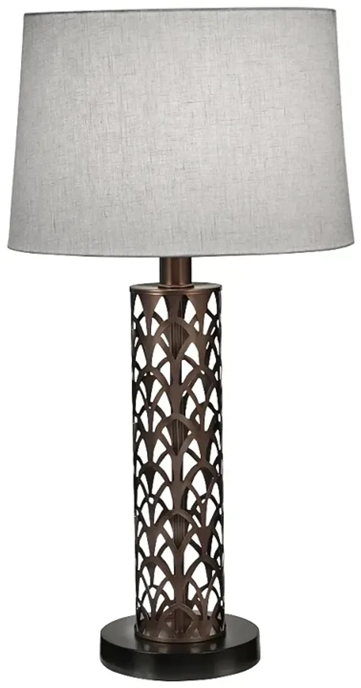 Stiffel Cathedral 29" High Laser Cut Oil-Rubbed Bronze Table Lamp