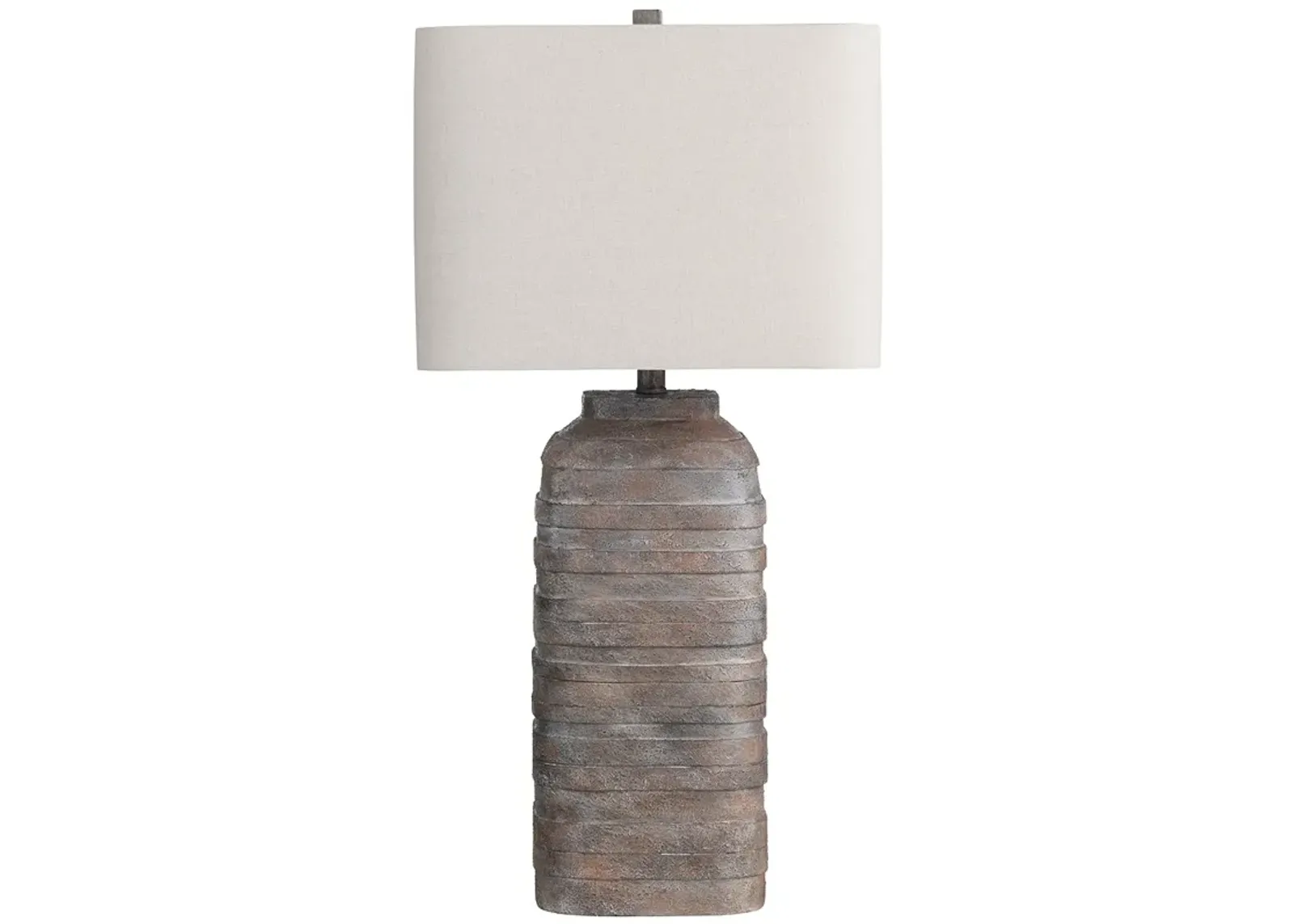 Crestview Collection Colton Horizontal Stripe Resin Table Lamp