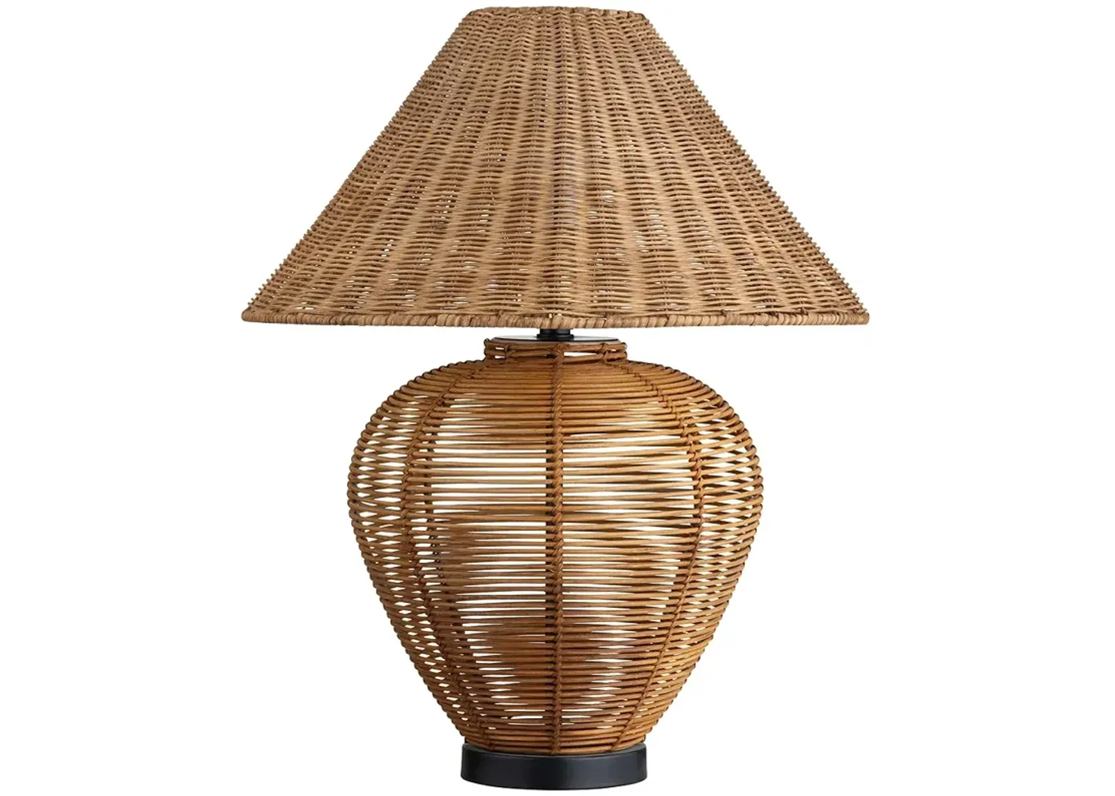 Crestview Collection Wilson 27" High Natural Wicker Table Lamp