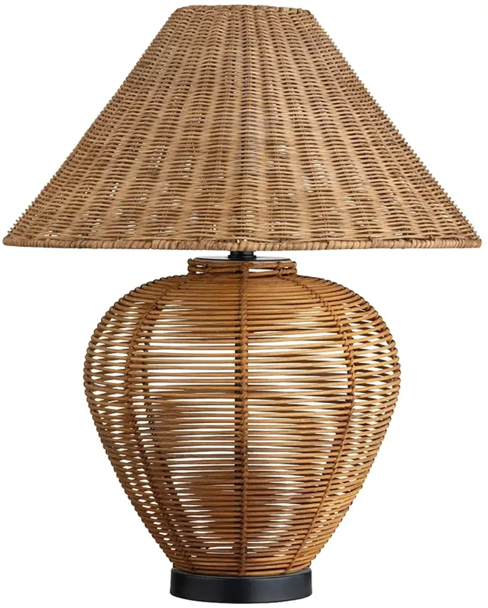 Crestview Collection Wilson 27" High Natural Wicker Table Lamp